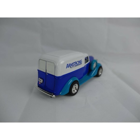 Armstrong Air 1936 Dodge die cast truck Van LIBERTY CLASSICS BANK Blue White - Picture 4 of 9